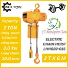 ELECTRIC CHAIN HOIST 2 TON 3 PHASE LHHG02-01S 1
